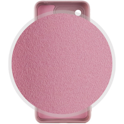 Накладка (з мікрофіброю) Silicone Cover Lakshmi Full Camera для Xiaomi Redmi A1 / A2- рожевий пісок