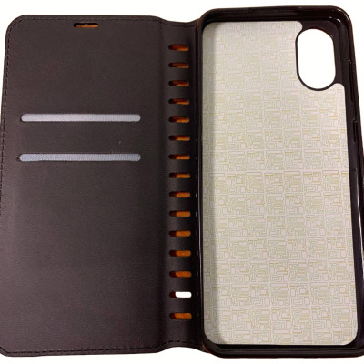 Чохол-книжка Leather Folio для Samsung A03 Core / A032- чорний