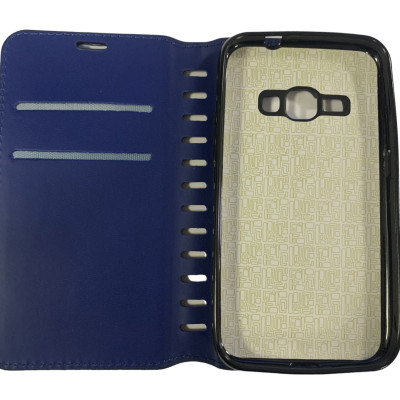 Чохол-книжка Leather Folio для Samsung J120- синій