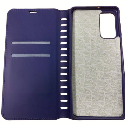 Чохол-книжка Leather Folio для Samsung M52- синій