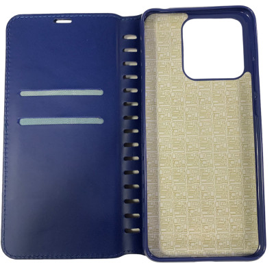 Чохол-книжка Leather Folio для Xiaomi Redmi 10C / Poco C40- синій