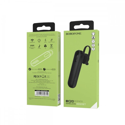 Bluetooth гарнітура Borofone BC20- чорний