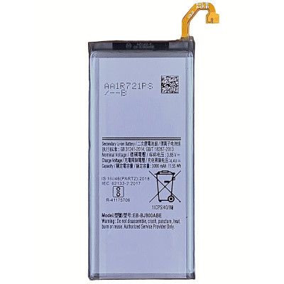 Акумулятор для Samsung A6 2018 / A600/ J8 2018/ J6 2018 (EB-BJ800ABE) Акумулятор для Samsung A6 2018 / A600/ J8 2018/ J6 2018 (EB-BJ800ABE)