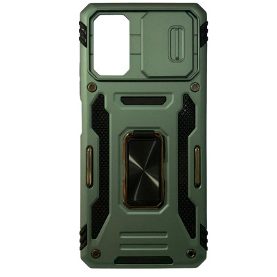 Протиударний чохол Camshield Army Ring для Xiaomi Poco X4 Pro 5G- зелений Протиударний чохол Camshield Army Ring для Xiaomi Poco X4 Pro 5G- зелений
