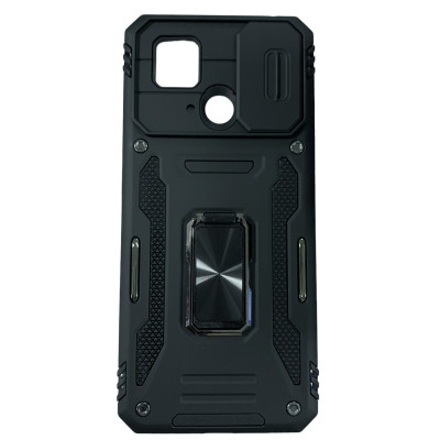 Протиударний чохол Camshield Army Ring для Xiaomi Redmi 10C / Poco C40- чорний Протиударний чохол Camshield Army Ring для Xiaomi Redmi 10C / Poco C40- чорний