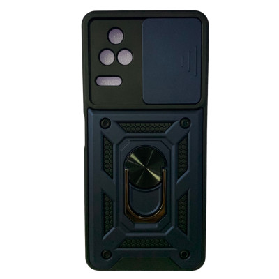 Протиударний чохол Camshield Serge Ring для Xiaomi Poco F4- синій
