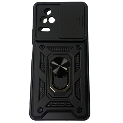 Протиударний чохол Camshield Serge Ring для Xiaomi Poco F4- чорний Протиударний чохол Camshield Serge Ring для Xiaomi Poco F4- чорний