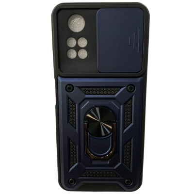 Протиударний чохол Camshield Serge Ring для Xiaomi Poco M4 Pro 4G- синій Протиударний чохол Camshield Serge Ring для Xiaomi Poco M4 Pro 4G- синій