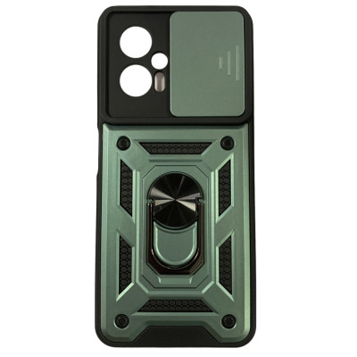 Протиударний чохол Camshield Serge Ring для Xiaomi Poco X4 GT- зелений Протиударний чохол Camshield Serge Ring для Xiaomi Poco X4 GT- зелений