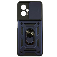Протиударний чохол Camshield Serge Ring для Xiaomi Poco X4 GT- синій Протиударний чохол Camshield Serge Ring для Xiaomi Poco X4 GT- синій
