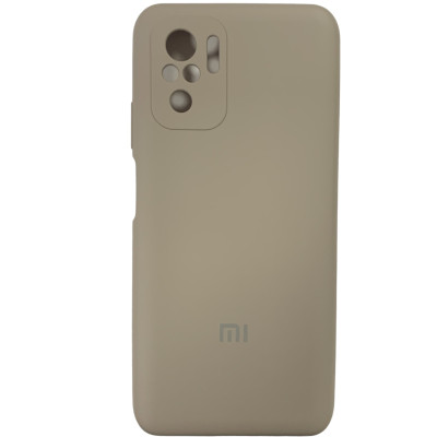 Накладка (з мікрофіброю) Silicone Cover Full Camera (AA) для Xiaomi Redmi Note 10 / Note 10S / Poco M5s- лавандовий