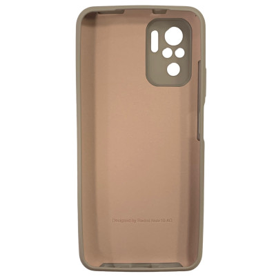 Накладка (з мікрофіброю) Silicone Cover Full Camera (AA) для Xiaomi Redmi Note 10 / Note 10S / Poco M5s- лавандовий