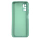 Накладка (з мікрофіброю) Silicone Cover Full Camera (AA) для Xiaomi Redmi Note 10 5G / Poco M3 Pro- бірюзовий