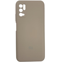 Накладка (з мікрофіброю) Silicone Cover Full Camera (AA) для Xiaomi Redmi Note 10 5G / Poco M3 Pro- лавандовий