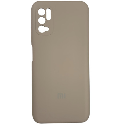 Накладка (з мікрофіброю) Silicone Cover Full Camera (AA) для Xiaomi Redmi Note 10 5G / Poco M3 Pro- лавандовий
