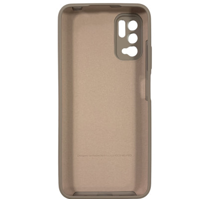 Накладка (з мікрофіброю) Silicone Cover Full Camera (AA) для Xiaomi Redmi Note 10 5G / Poco M3 Pro- лавандовий