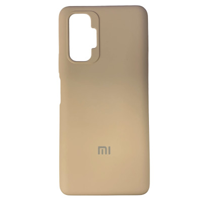 Накладка (з мікрофіброю) Silicone Cover Full Camera (AA) для Xiaomi Redmi Note 10 Pro / 10 Pro Max- рожевий пісок