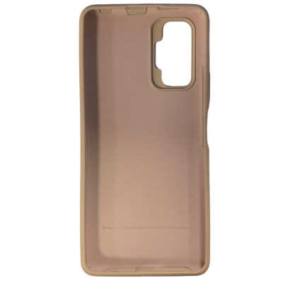 Накладка (з мікрофіброю) Silicone Cover Full Camera (AA) для Xiaomi Redmi Note 10 Pro / 10 Pro Max- рожевий пісок