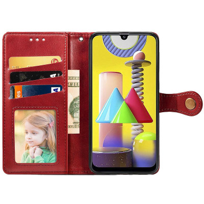 Чохол-книжка GETMAN Gallant шкіряний для Xiaomi Redmi A1 / A2- червоний