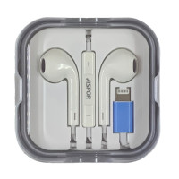 Bluetooth навушники EarPods with Lightning Aspor A213- білий Bluetooth навушники EarPods with Lightning Aspor A213- білий