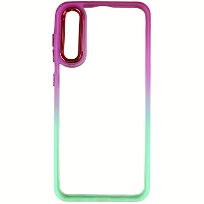 Накладка TPU+PC Fresh sip series для Samsung A50 / A30s / A50s- салатово-рожевий Накладка TPU+PC Fresh sip series для Samsung A50 / A30s / A50s- салатово-рожевий