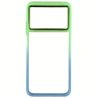 Накладка TPU+PC Fresh sip series для Xiaomi Poco M5- бірюзово-лимонний