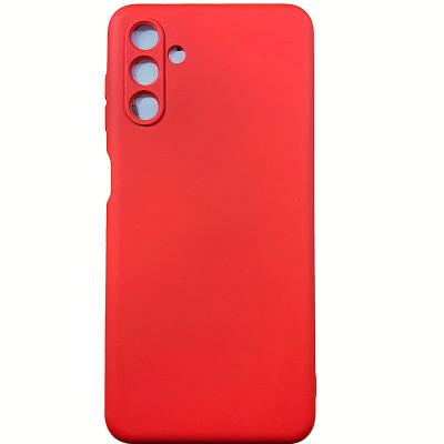 Накладка (з мікрофіброю) Soft Silk для Samsung A04s / A13 5G- червоний