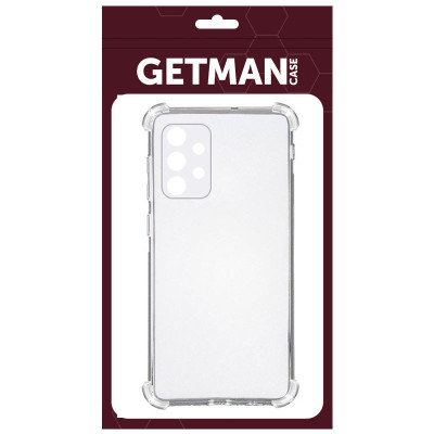 Накладка GETMAN посилені кути для Samsung A23 4G- прозорий Накладка GETMAN посилені кути для Samsung A23 4G- прозорий