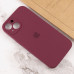 Накладка (з мікрофіброю) Silk Full Camera Protective для iPhone 14 Plus (6.7`)- червона троянда