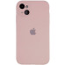 Накладка (з мікрофіброю) Silk Full Camera Protective для iPhone 14 Plus (6.7`)- рожевий пісок