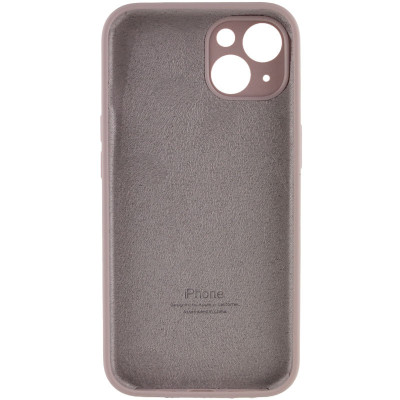 Накладка (з мікрофіброю) Silk Full Camera Protective для iPhone 14 Plus (6.7`)- лавандовий