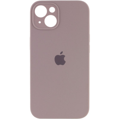 Накладка (з мікрофіброю) Silk Full Camera Protective для iPhone 14 Plus (6.7`)- лавандовий