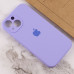 Накладка (з мікрофіброю) Silk Full Camera Protective для iPhone 14 Plus (6.7`)- бузковий