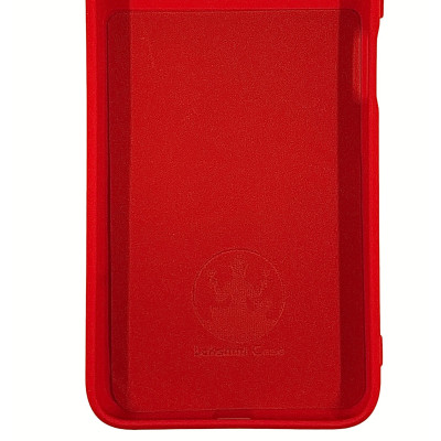 Накладка (з мікрофіброю) Silicone Cover Lakshmi Full Camera для Xiaomi Poco C40- червоний