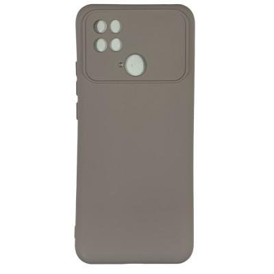 Накладка (з мікрофіброю) Silicone Cover Lakshmi Full Camera для Xiaomi Poco C40- рожевий пісок