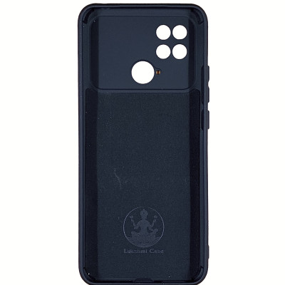 Накладка (з мікрофіброю) Silicone Cover Lakshmi Full Camera для Xiaomi Poco C40- чорний