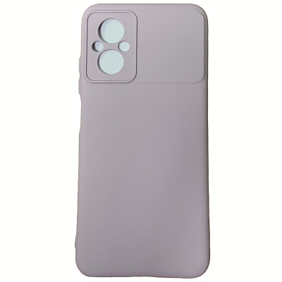 Накладка (з мікрофіброю) Silicone Cover Lakshmi Full Camera для Xiaomi Poco M5- рожевий пісок