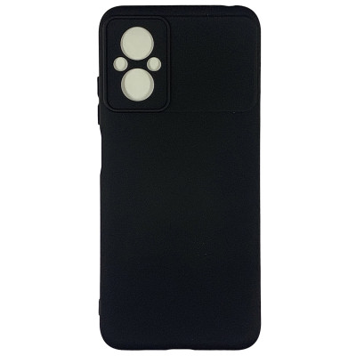 Накладка (з мікрофіброю) Silicone Cover Lakshmi Full Camera для Xiaomi Poco M5- чорний