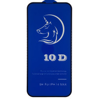Скло захисне 10D для iPhone 14 Plus / iPhone 13 Pro Max- чорний Скло захисне 10D для iPhone 14 Plus / iPhone 13 Pro Max- чорний