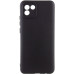 Накладка (з мікрофіброю) Silicone Cover Lakshmi Full Camera для Samsung A03 / A035- чорний