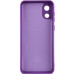 Накладка (з мікрофіброю) Silicone Cover Lakshmi Full Camera для Samsung A03 Core- фіолетовий
