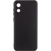 Накладка (з мікрофіброю) Silicone Cover Lakshmi Full Camera для Samsung A03 Core- чорний