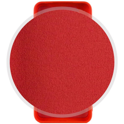 Накладка (з мікрофіброю) Silicone Cover Lakshmi Full Camera для Xiaomi Redmi Note 9- червоний