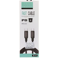 USB-C кабель Profit QY-42 Type-C to Type-C 2m- білий USB-C кабель Profit QY-42 Type-C to Type-C 2m- білий