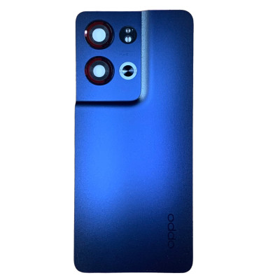 Задня кришка для Oppo Reno 8 Pro (з рамкою під скло камери) Dark Blue Задня кришка для Oppo Reno 8 Pro (з рамкою під скло камери) Dark Blue