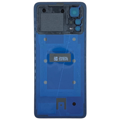 Задня кришка для Xiaomi Poco X4 Pro 5G з основним склом камери Blue
