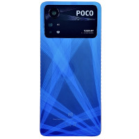 Задня кришка для Xiaomi Poco X4 Pro 5G з основним склом камери Blue Задня кришка для Xiaomi Poco X4 Pro 5G з основним склом камери Blue