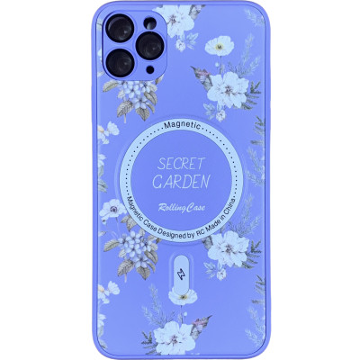 Накладка Secret Garden with Magnetic для iPhone 11 Pro (5.8`)- бузковий Накладка Secret Garden with Magnetic для iPhone 11 Pro (5.8`)- бузковий