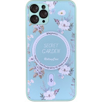 Накладка Secret Garden with Magnetic для iPhone 11 Pro (5.8`)- м`ятний