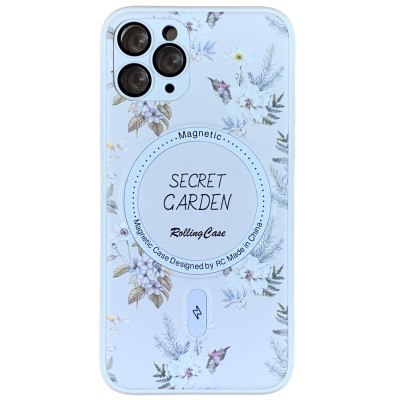 Накладка Secret Garden with Magnetic для iPhone 11 Pro (5.8`)- білий Накладка Secret Garden with Magnetic для iPhone 11 Pro (5.8`)- білий